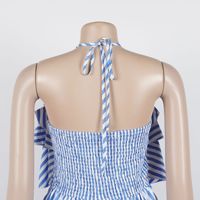 Combinaison pour femme à rayures imprimées STOCK, combinaison à jambes larges avec fleurs 3D, tenue une pièce grande taille, tailles S-XXL