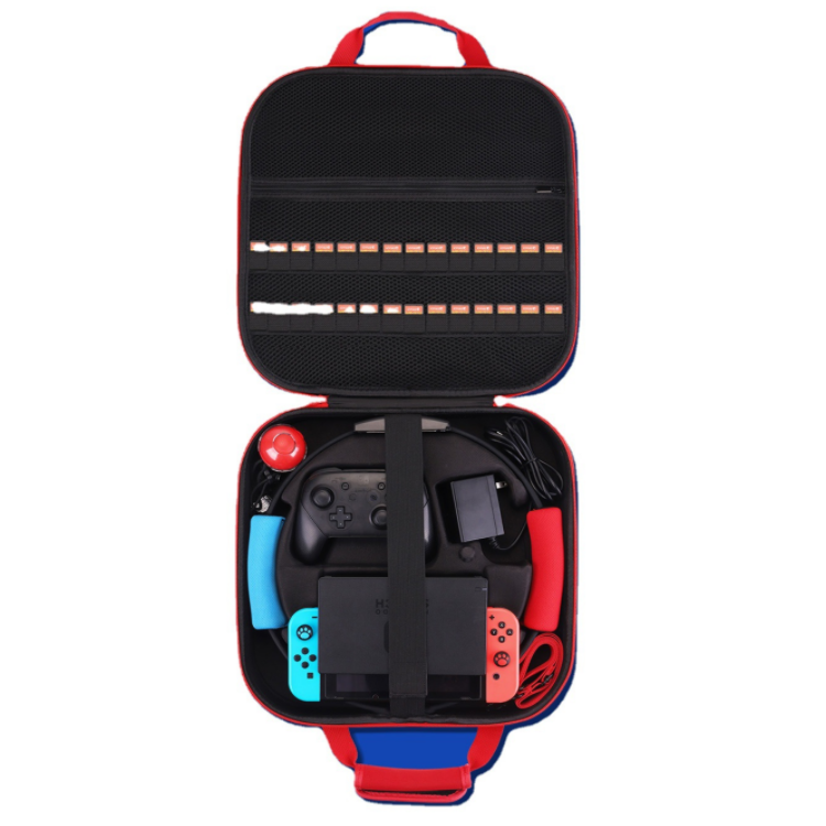 Fitness Ring Storage Bag Hard Case for Nintendo Switch, Travel