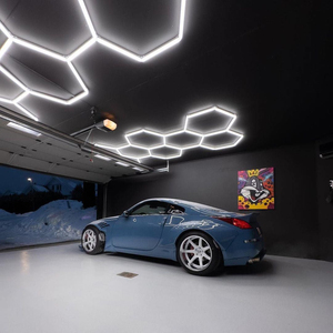 गेराज के नेतृत्व में छत की रोशनी का विवरण देने वाली वर्कशॉप लाइट एल्यूमीनियम जिम बार्बशॉप लैंप - Product Image 5