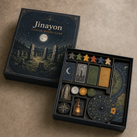Jeu de société d'astronomie coopérative sur le thème des sites mégalithiques personnalisés avec cartes d'exploration, en carton rigide, pour 2 à 4 joueurs, boîte avec couvercle amovible
