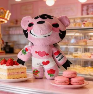 Peluche Super Douce Ours Violent, Jouet de Dessin Animé, Cadeau Unisexe, Pendentif en Peluche Rempli de Coton PP, Adorable, ODM - Product Image 1