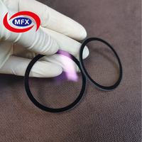 Panneau de protection d'écran en verre Gorilla trempé rond, ultra-blanc, avec revêtement antireflet optique personnalisé