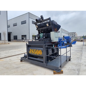 New CE Trung Quốc nhà máy Nhà cung cấp 30m3/h di động JS loạt buộc bê tông <span class=keywords><strong>Mixer</strong></span> trộn máy chủ xách tay <span class=keywords><strong>js500</strong></span> Twin trục trộn bê tông - Product Image 5