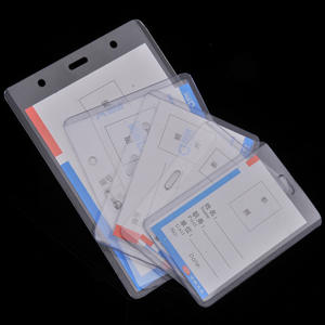Petits porte-badges/transports d'accès en PVC transparent A3, pochettes rigides en plastique, porte-cartes d'identité, porte-noms - Product Image 3