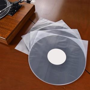 50 Packs Acid Free Clear Vinyl <b>Record</b> <b>Storage</b> PP Flat Bag Recyclable Collector Protector Sleeves for Album - Product Image 3