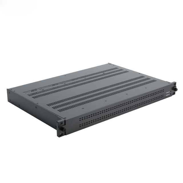 Standard OEM 1U 19 Inch Rack Mount Industrial GPU Server Custom Aluminum Alloy IP54 Black Cooling Enclosure Chassis