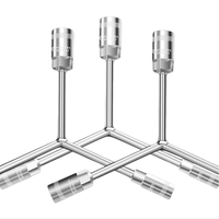 Clé à douille hexagonale triangulaire de type Y en acier CR-V, outil manuel multi-tailles 3-en-1 pour la réparation de vélos et d'automobiles