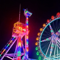 Manèges à sensations fortes Crazy Speed Thrill Booster, manèges à sensations fortes à 360 degrés avec force G pour parcs d'attractions, capacité de 16 personnes