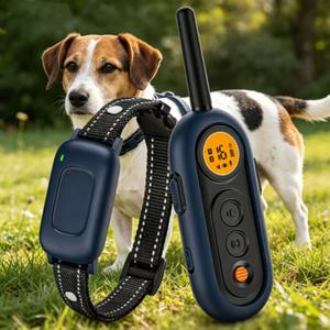 Collier de dressage pour chien rechargeable et étanche avec écran LCD, portée 1600 m, <span class=keywords><strong>anti</strong></span>-<span class=keywords><strong>aboiement</strong></span>, collier de choc pour animaux de compagnie - Product Image 1