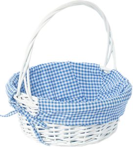 Panier-cadeau en osier unique et élégant avec poignée - Product Image 1