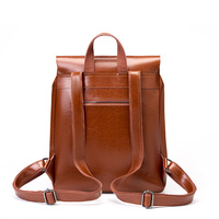Sac à dos en cuir de vente chaude sac d'école de conception de style britannique sac à dos en cuir personnalisé d'usine pour les filles