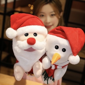 Campione gratuito originale nuovo arrivo personalizzato peluche farcito a mano <span class=keywords><strong>pupazzo</strong></span> peluche peluche di peluche di natale personalizzazione - Product Image 5