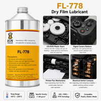 Lubrifiant professionnel à séchage rapide au fluorure, type FL-778, revêtement isolant anti-poussière pour pièces en plastique de caméras CD/DVD