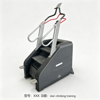 Máquina de Escalada Autopropulsada para Ejercicio Cardiovascular Intenso, Resistencia Ajustable, Diseño Compacto que Ahorra Espacio, para el Hogar