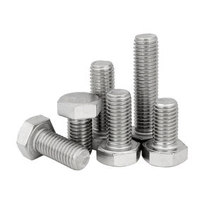 DIN933 DIN934 écrou tête hexagonale 8.8 grade acier inoxydable Ss304 316l boulons et écrous M6 M8 boulon à tête hexagonale et écrou boulons à tête hexagonale <span class=keywords><strong>M26</strong></span> - Product Image 1