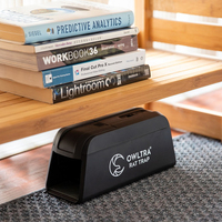 [OWLTRA] Piège à souris électronique sans produits chimiques pour intérieur, boîte noire, tue les souris et les rats, piège à choc pour tuer les rats