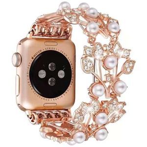<span class=keywords><strong>Bracelet</strong></span> de montre pour Iwatch 9 38mm 40mm 41mm 42mm 44mm 45mm 49mm <span class=keywords><strong>Bracelet</strong></span> de montre <span class=keywords><strong>Apple</strong></span> <span class=keywords><strong>Watch</strong></span> Perle <span class=keywords><strong>Bracelet</strong></span> de montre - Product Image 1