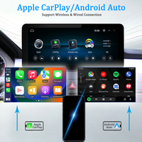 Lecteur vidéo LELV 12,3 pouces, système Linux pour voiture, pour Mercedes-Benz Classe GLK X204, Carplay, navigation, Android Auto