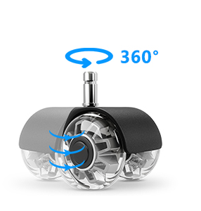 Atacado <span class=keywords><strong>2</strong></span> Polegada Duplo Rolamento Preto Transparente PU Rodízio Giratório Rodas Móveis Escritório Cadeira <span class=keywords><strong>Caster</strong></span> - Product Image 2