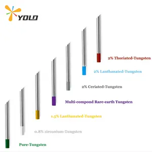 Điện Cực Vonfram Điện Cực Vonfram C20 2% Cerium Độ Hàn Cao Tiêu Chuẩn AWS Điện Cực Vonfram Giá Xuất Xưởng TIG