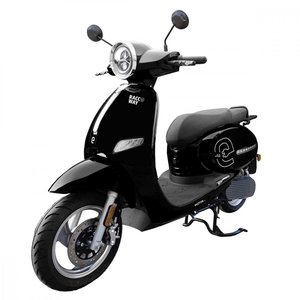 Scooter Eléctrico RACCEWAY JLG-E-MOTO Negro, 3000W de Potencia, Motor de 1000W, Llantas Sólidas de 8 Pulgadas, Alcance de 80km, 85km/h, 150kg, Desmontable, Estilo Europeo - Product Image 2