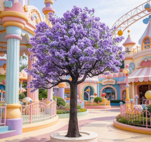 Albero Artificiale Grande Personalizzato Bagang, Resistente ai Raggi UV, Ignifugo, in PE, con Fiori di <span class=keywords><strong>Ciliegio</strong></span> Dorati Primaverili - Product Image 5