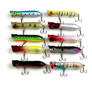 Hengjia Popper Fishhooks <span class=keywords><strong>Stickbait</strong></span> 8CM 11G <span class=keywords><strong>Leurre</strong></span> de pêche flottant - Product Image 4