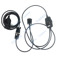 Cable adaptador de diagnóstico Canfox para excavadora, bulldozer y grúa Liebherr, comunicación RS232 CAN, herramienta de escaneo de diagnóstico de 9 pines