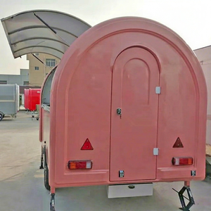Hybrid <b>Mobile</b> Food Truck Trailer Electric <b>Solar</b> <b>Panel</b> Roof Luxury Stainless Steel Insulated Outdoor Fast Food Snack Hotdog Ice - Product Image 1