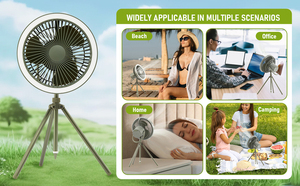 Hebron personnalisé 10000mAh USB Recharge <span class=keywords><strong>Mini</strong></span> ventilateur de refroidissement Portable Flexible trépied bébé poussette vélo avec Installation au sol - Product Image 6