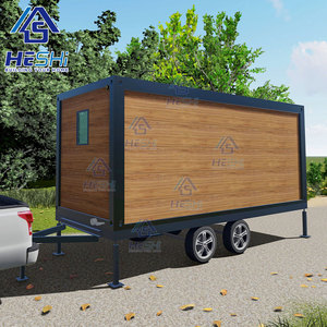 Sinh Thái Thân Thiện Với Trailer <span class=keywords><strong>Container</strong></span> Đúc Sẵn Nhà Tích Hợp Trên Bánh Xe Giá Prefab Di Động Hiện Đại Nhà Casa Contenedor - Product Image 1