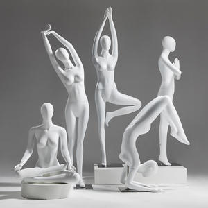 Guangzhou ชุดโยคะสีขาวแบบเต็มรูปแบบสีขาวสำหรับนั่งแสดงแสดงของผู้หญิงหุ่นโชว์เสื้อโยคะสไตล์กีฬา - Product Image 1