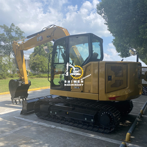 รถขุดขนาดเล็ก Caterpillar รุ่น 307.5 แบบตีนตะขาบ ระบบไฮดรอลิก พร้อมใบมีด สำหรับใช้ในบ้าน CAT 307.5 307 306 305.5 303.5 รถขุดขนาดเล็ก - Product Image 3