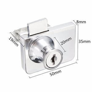 Furniture <b>Lock</b> Zinc Alloy With <b>Key</b> <b>For</b> <b>Cabinet</b> Door Minimalist Design Durable - Product Image 2