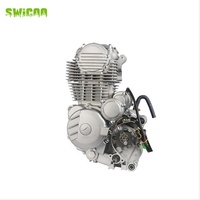 Zongshen 250cc mesin ZS172FMM-3A CB250-F 250cc 4 tak mesin poros camupward pendingin udara