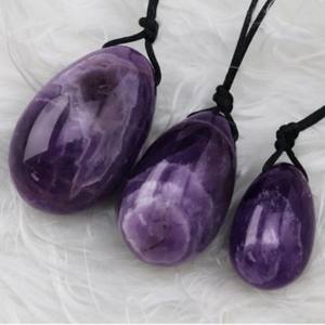 Œuf de Yoni en pierres précieuses pour massage et resserrement vaginal, en <span class=keywords><strong>quartz</strong></span> <span class=keywords><strong>rose</strong></span> et jade gravés, design portable et romantique - Product Image 2