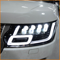 Pour Land Rover Range Rover Vogue L405 2013 à 2021, phares LED à quatre lentilles, plug and play, sans découpe de pare-chocs, style facelift, accessoires