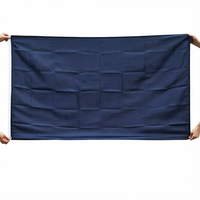 Drapeau publicitaire personnalisé en polyester imprimé numériquement 3x5ft 150x90cm, avec toute conception de logo, mât en fibre de verre, imperméable