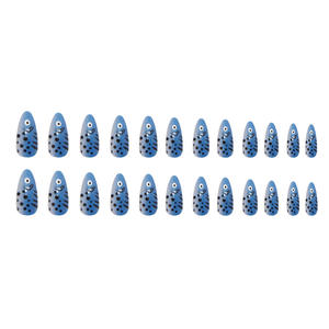 <span class=keywords><strong>Prix</strong></span> usine bleu poisson conception presse <span class=keywords><strong>ongles</strong></span> 24 pièces personnalisé amande <span class=keywords><strong>faux</strong></span> Art <span class=keywords><strong>ongles</strong></span> en gros Application pour doigt - Product Image 3
