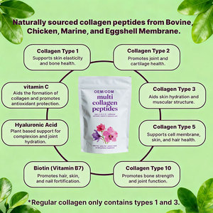 Poudre de peptides de collagène Richtek 907g, facile à dissoudre, sans OGM, sans saveur, multi-protéines, vitamine C naturelle, santé de la peau des femmes - Product Image 4