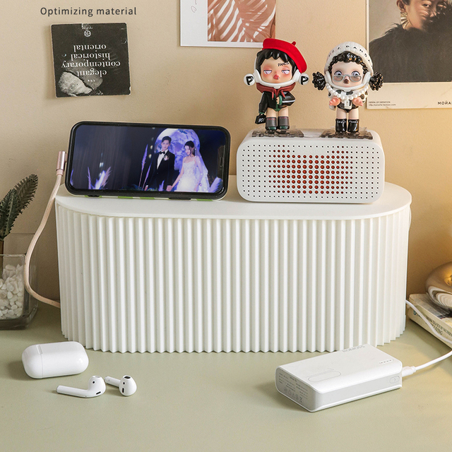2023 Best Selling Cable Box Cable Management Wire Organizer Socket Storage Boxes & Bins Injection Plastic Mul-tifunction