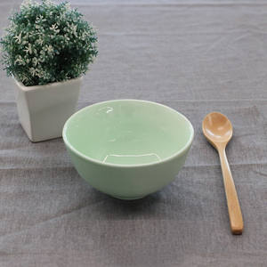 Vaisselle en céramique vert clair de Style frais, service de vaisselle en porcelaine avec assiettes rondes pour <span class=keywords><strong>Restaurant</strong></span> à domicile - Product Image 6