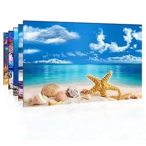 プラスチック風景滝水族館背景水族館絵画写真 - Product Image 1