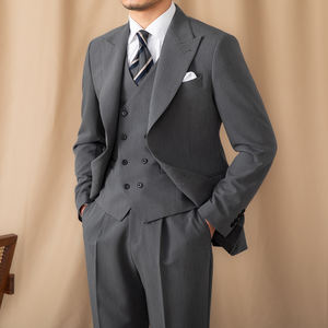 Factory Customized Business Casual Lapel Three-piece Fashionable Slim Men's <strong>Suit</strong> - Product Image 5