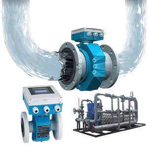Medidor de Flujo de Aguas Residuales Nuevo, Medidor de Flujo de Agua E+H Proline Promag W 400 Endress+Hauser, Medidor de Flujo Electromagnético - Product Image 3