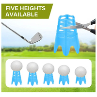 Nouveau design, type creux, tee de golf en plastique d'intérieur, tee de simulateur de golf, tee de golf en plastique d'hiver