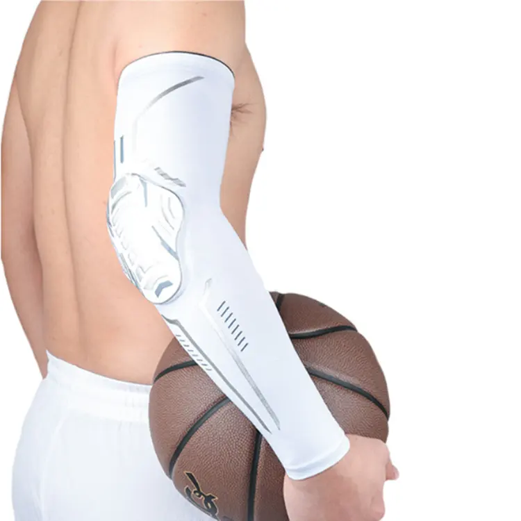 Hot sell honeycomb elbow support compression sleeve arm sleeve padded