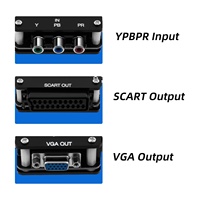 Convertidor de vídeo YPbPr a RGBS VGA de 1080p para consola de juegos Retro, Adaptador de Audio de componente de DVD VGA para PS3, PS2, N64