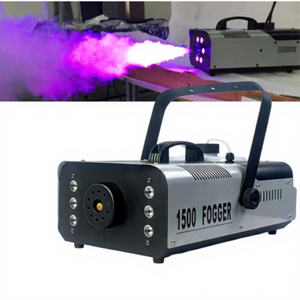 Getyourreal <span class=keywords><strong>Machine</strong></span> à fumée LED RGB avec télécommande pour Halloween, concerts, discothèques, mariages, fêtes et scènes - Product Image 1