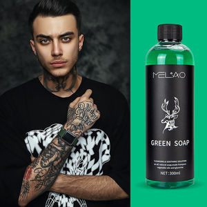 Jabón Acondicionador para la Piel para el Cuidado Posterior del Tatuaje de Marca Privada TATTOO CLEAN GREEN SOAP - Product Image 2